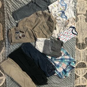 Pant and shirt lot for a 18mth old boy- a little of everything